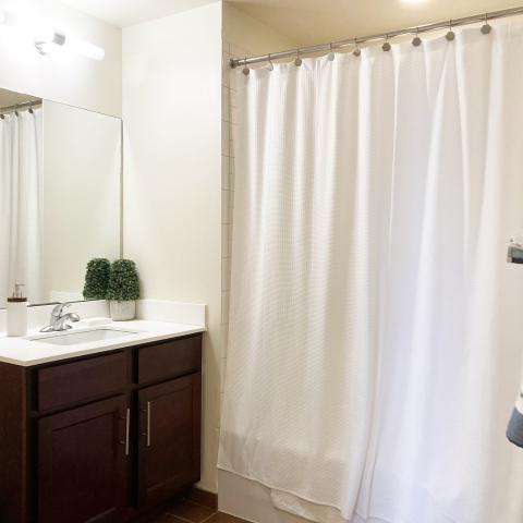 Private bathroom with walk-in shower